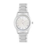 Roman Muse Silver-Tone Women's Link Watch