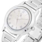 Roman Muse Silver-Tone Women's Link Watch - Image 4