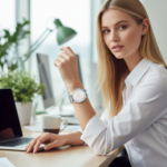 Roman Muse Silver-Tone Women's Link Watch - Image 6