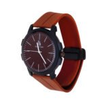 Urban Adventurer Black & Tan Silicone Watch - Image 4