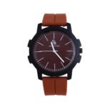 Urban Adventurer Black & Tan Silicone Watch