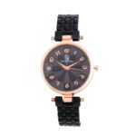 Black Diamond Luxe Faceted Link Watch