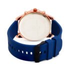 Voyager Chrono Rose & Navy Silicone Watch - Image 4