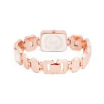 Rose Glimmer Faceted Link Women's Watch - Image 2