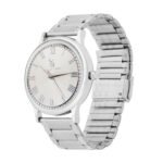 Roman Muse Silver-Tone Men's Link Watch